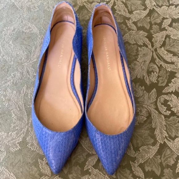 Loeffler Randal Leather Flats - Picture 1 of 9